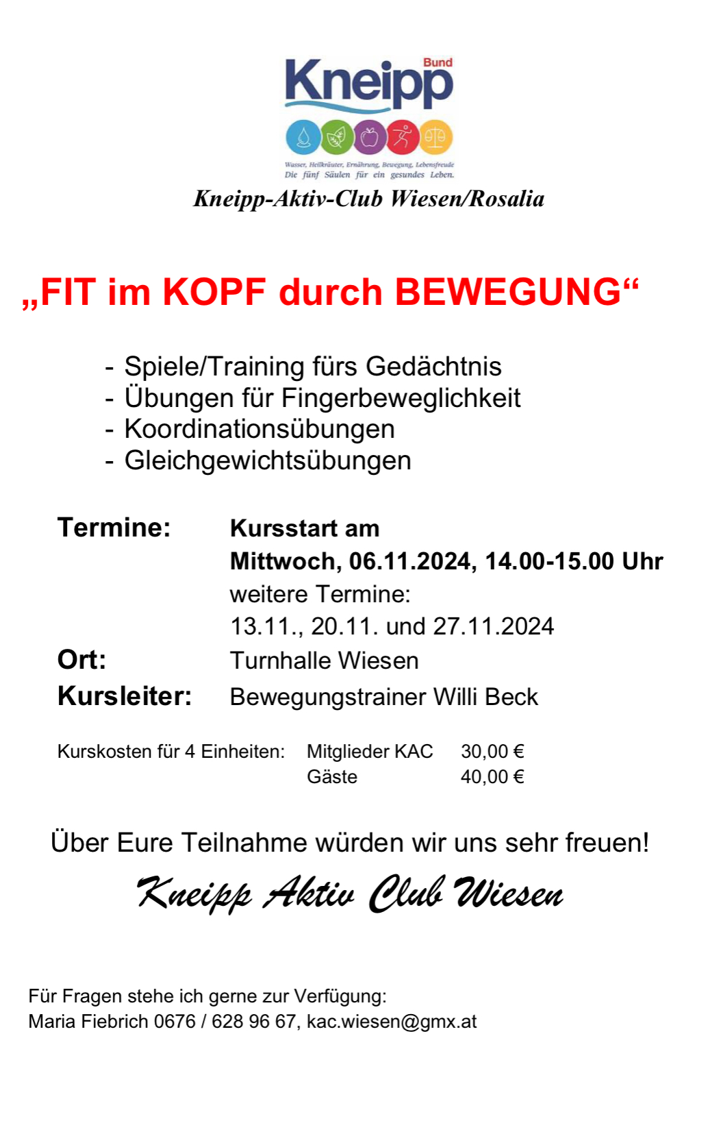 Fit im Kopf